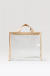 The Stadium Tote in Beige