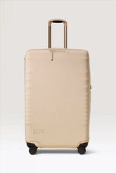The Large Check-In Luggage Cover in Beige
